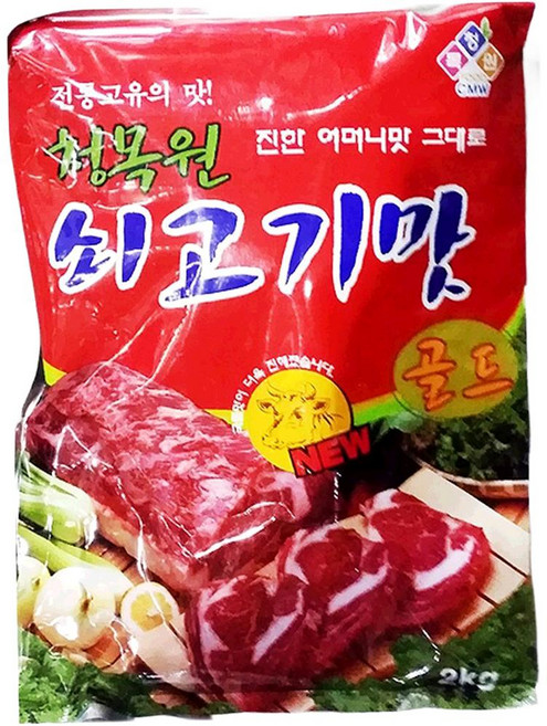 청목원 쇠고기 다시 골드 2kg 국물 요리 업소용, 1개