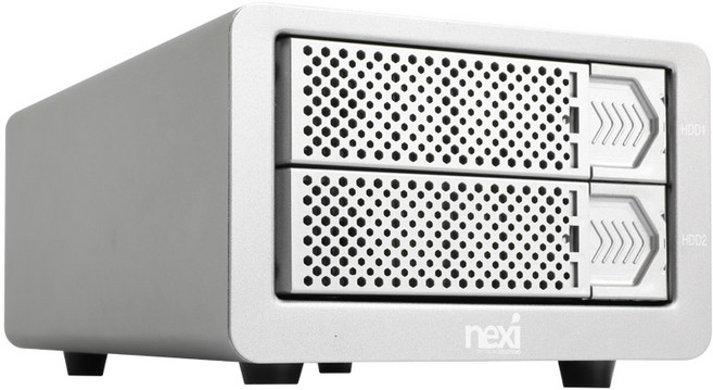 넥시 USB3.1 C타입 2베이 DAS 데이터 스토리지 NX768, 단품, 1개