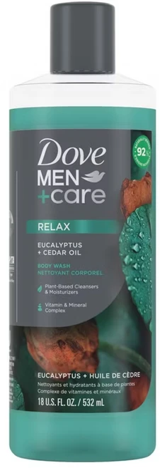 도브 멘 + 케어 유칼립투스 삼나무 보습 바디 워시, 1개, 532ml - 쿠팡