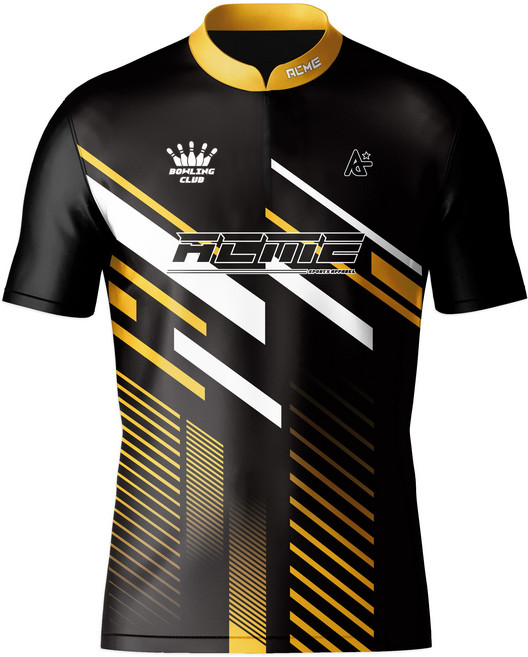 볼링티셔츠 집업티 CoCp02-옐로우 애크미 ACME 볼링연습티