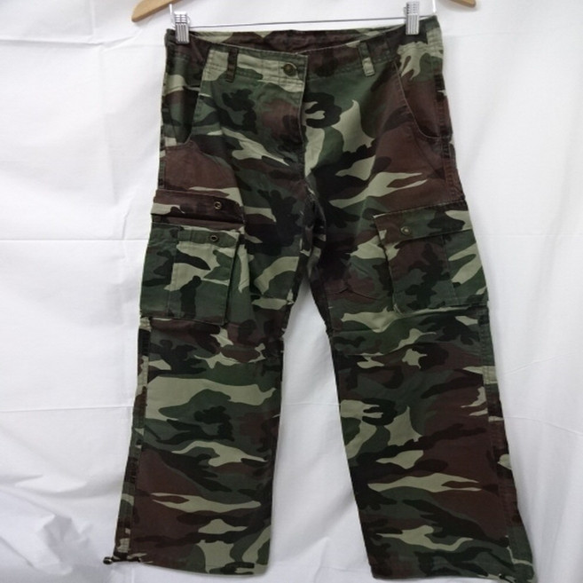 US STYLE 작업복바지 캐주얼 바지 카고팬츠 바지 작업바지 밀리터리 군복바지, 1개, 얼룩무늬 색상