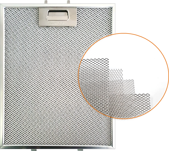 에어럭스 렌지후드필터 국산 4중망 호환 후드필터, 1개