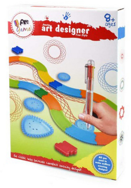 빅드림 아트 디자이너 매직 곡선자 2, 혼합색상, 1세트