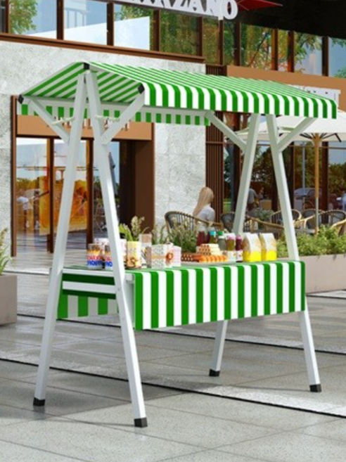 지구별 간이매대 행사 가판대 이동식 플리마켓 매대, 1개, 그린110