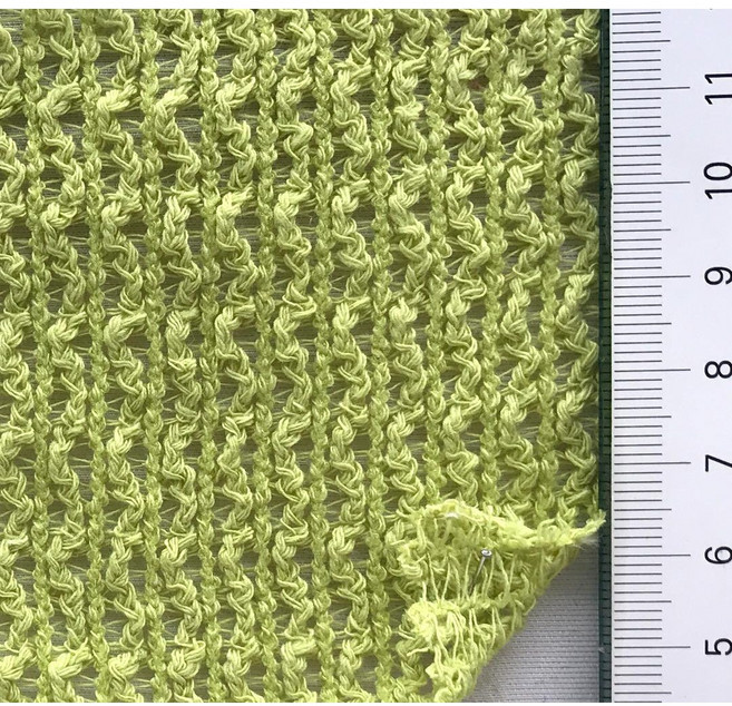 크로셰 솔리드 패턴 코튼 60% 폴리에스터 35% 스판덱스 5% 원단, 1개, PD-00278928