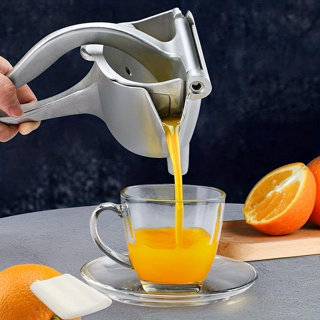 알루미늄 수동 착즙기 레몬 오렌지 핸드 스퀴저, 1개