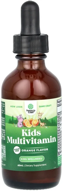 몸관리하세요 겨울입니다 Nature's Craft 어린이용 종합비타민 무설탕 오렌지 60ml 특별관리진행, NaturesCraft어린이용종합비타민무설탕오렌지60m, 1 - 쿠팡