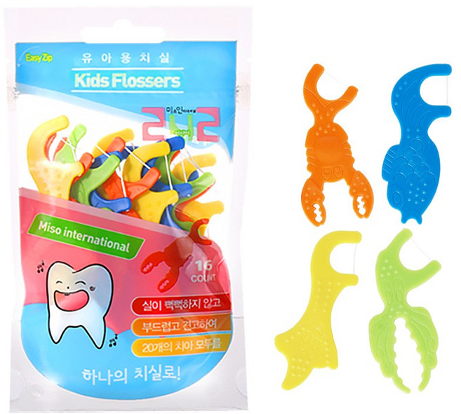 242 유아용 치실, 16개입, 1개