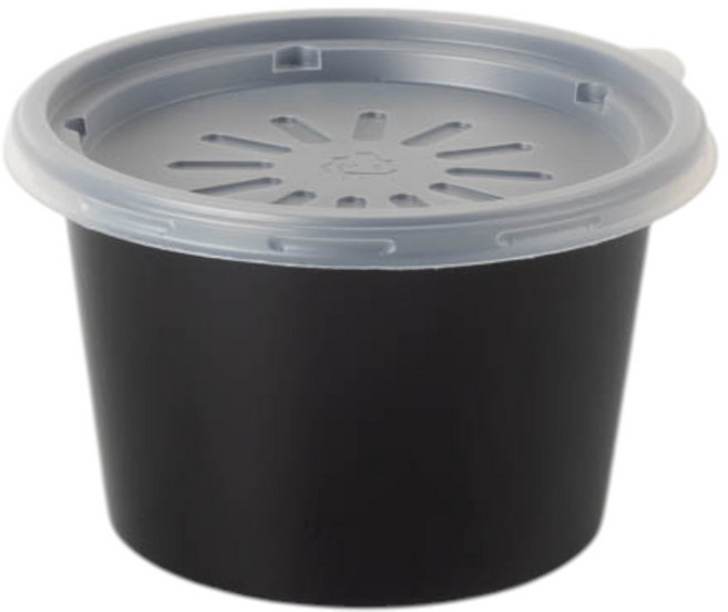 소호팩 다용도컵 105파이 대 흑색 국용기, 1개, 100세트