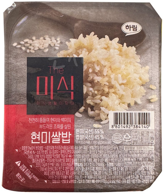 더미식 현미밥, 180g, 12개