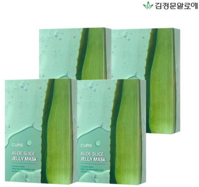 [김정문알로에] 큐어 알로에 젤리 마스크팩 시즌4 (40매), 40개입, 1개