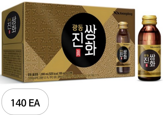 광동제약 진생강 쌍화, 100ml, 140개