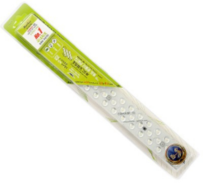 꾸미라이팅 OSRAM칩 LED모듈 25W 포밍램프 일체형 LED형광등 단자 2p + 스페이서 3p 세트, 주백색, 2세트