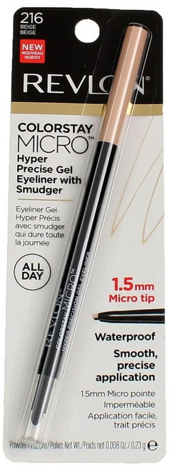 Revlon 레브론 컬러스테이 젤 아이라이너 미국 직배송 Brown, beige, beige, 1개