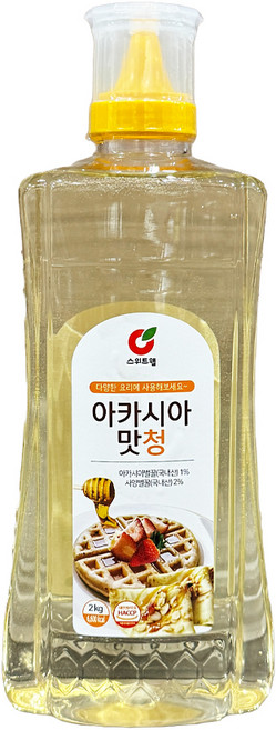 푸드올마켓_ 스위트웰 아카시아맛청 2kg /튜브, 1개