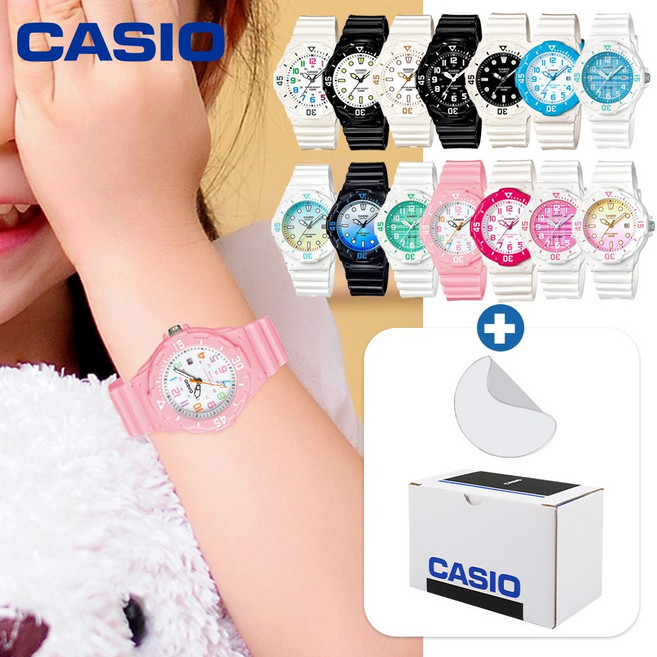 (전용박스포장) 백화점AS 카시오 키즈시계 LRW-200 (+액정 필름) 풀 패키지 어린이시계 지코스모