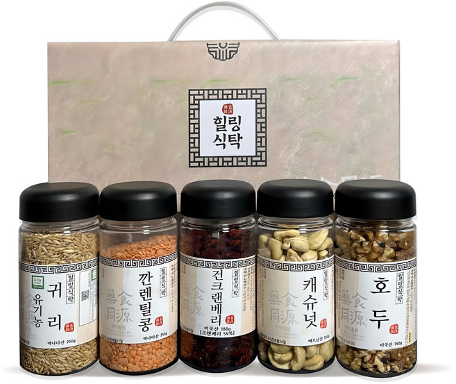 힐링식탁 건강채움 5호 5종 선물세트, 1세트