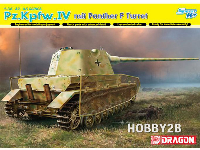 탱크프라모델 1/35 Pz.Kpfw.IV mit Panther F Turret [BQR32556]