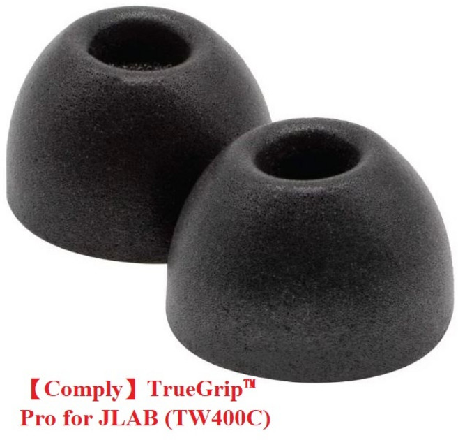 COMPLY TrueGrip Pro for Jabra TW400C 記憶海綿耳塞, 三對(一卡)-L號