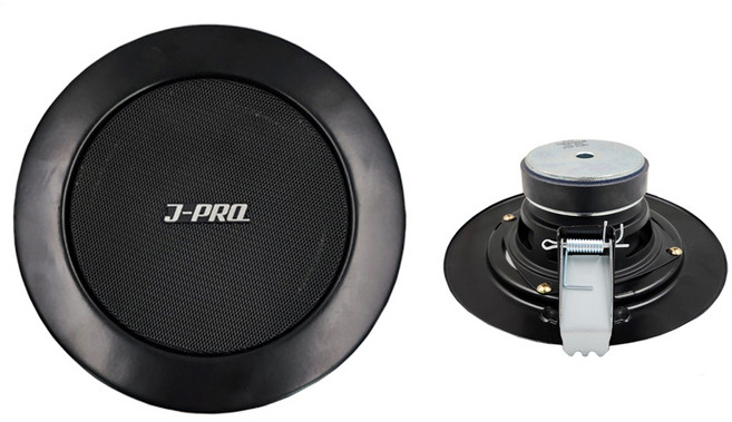 제이프로 SM-50A 50W 2WAY 실링스피커 천장 매장용 카페 업소용 스피커 (타공6인치 150파이), 블랙