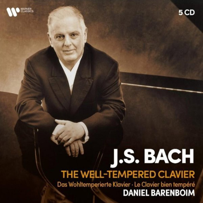 [CD] Daniel Barenboim 바흐: 평균율 클라비어 1 2권 전곡 - 다니엘 바렌보임 (J.S.Bach: The Well-Tempered Cla..., Warner Classics, CD