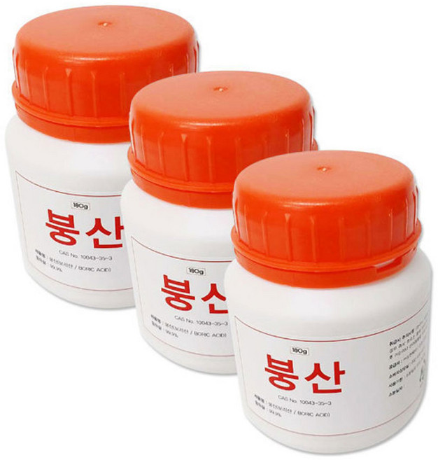 붕산 180g/살균소독 바퀴벌레퇴치 붕산가루, 1개입, 3개