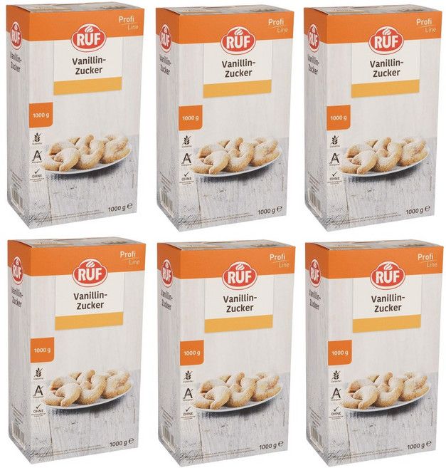 RUF 루프 바닐라 설탕 1kg X 6팩 대용량