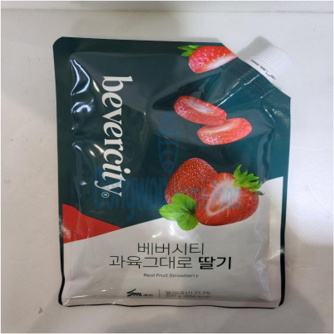 세미 베버시티 과육 그대로 딸기, 500g, 6개