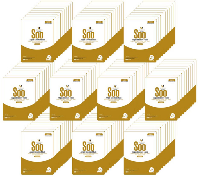 청정미인 에센스 아르간 마스크팩, 1개입, 100개