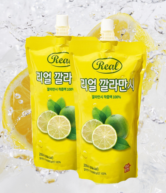 장수농가 리얼 깔라만시, 200ml, 25개