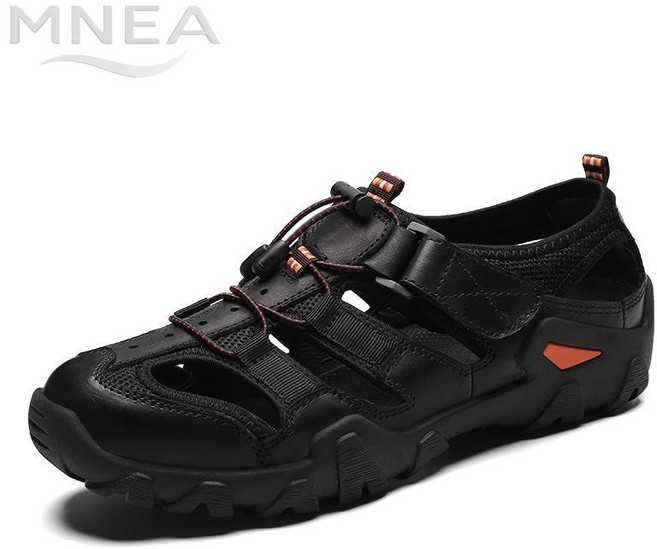 MNEA 남성 아쿠아슈즈 메쉬 통기성 소프트 쿠션 밑창 물놀이 샌들