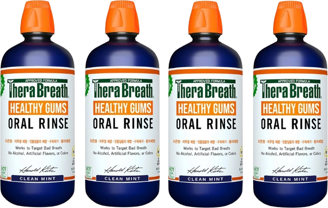 테라브레스 헬시 검스 오랄린스 국내산, 1L, 4개