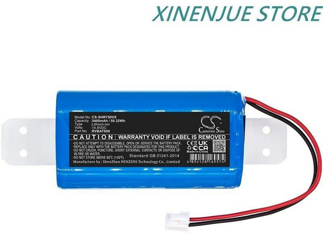 Shark RV761 RV1000 RV1001 RV1101ARUS UR1105ARUS UR1005 IQ R101 RV2000WD RV2001/WD용 배터리 2600mAh/3400, 3400mAh