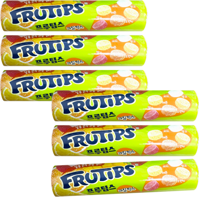 네슬레 프루팁스 오리지널, 70g, 6개