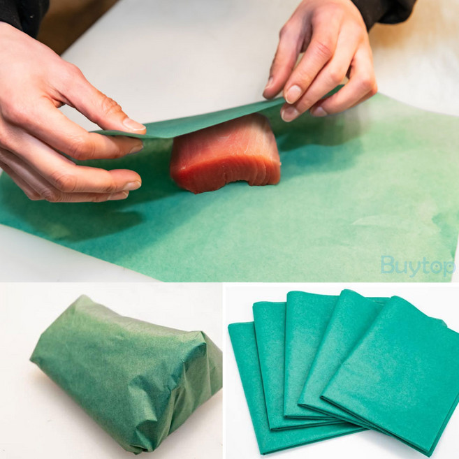 그린파치 회 사시미 참치 생성 숙성지 일본 숙성시트 100매 508x381mm, 1세트