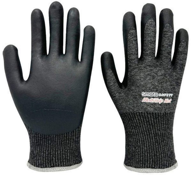 스마토 멀티그립 핫 혹한용 NBR폼코팅장갑 L 라지 (10조)