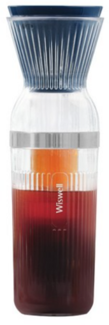 위즈웰 무선 라피드 콜드브루 메이커 WD9003, 네이비, 1세트