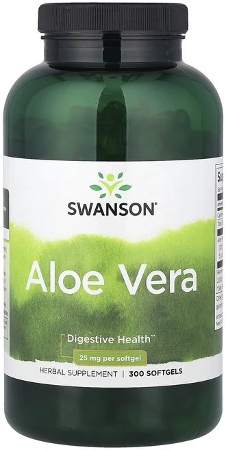 헁복하고 건강하세요 Swanson 알로에베라 25mg 소프트젤 300정 늘 챙기셔야합니다, 1개 - 쿠팡