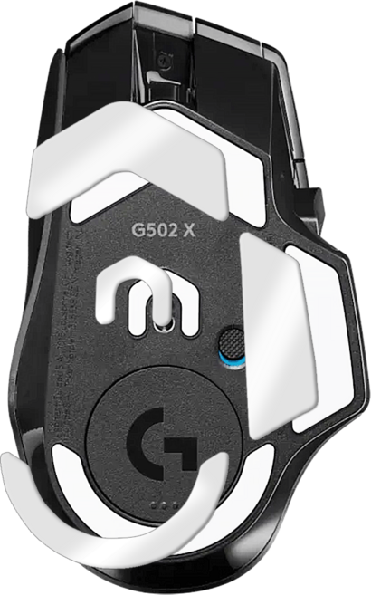 로지텍 G502 X/X Plus 호환 논슬립 마우스 바닥 스티커, 화이트, Logitech G502 X / X Plus