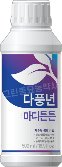 다풍년 마디튼튼 500ml 복합비료 비료 식물영양제 웃자람 억제 해양심층수 엘에스과학기술원, 1개