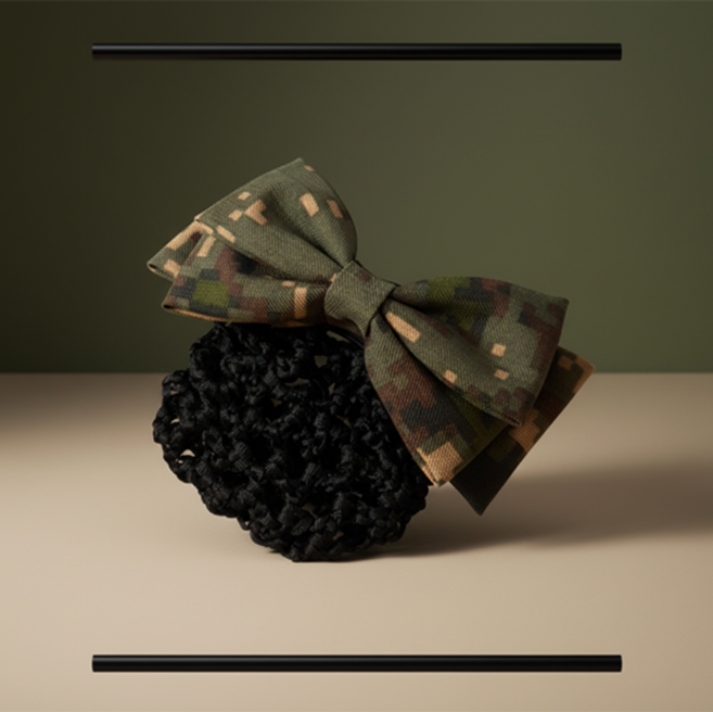 육군) 디에나모 여군헤어망 여군 머리망 자동핀 머리망핀 군인머리망