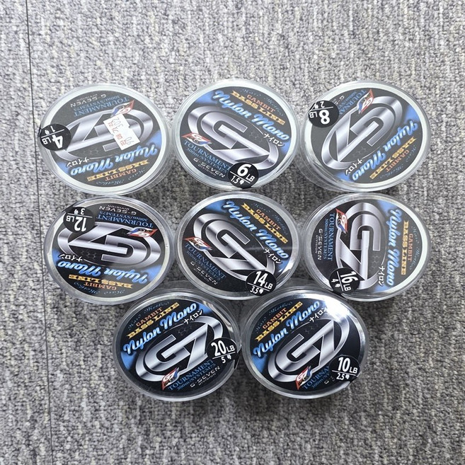 지세븐 G7 토너먼트 진 나일론 덕용 300m 루어낚시줄 모노라인, 1개