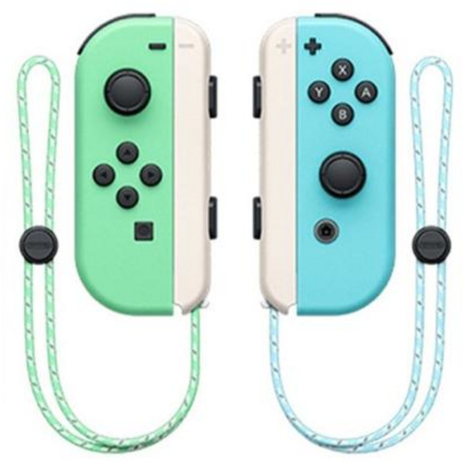 닌텐도스위치조이스틱 스위치조이스틱 무선 조이콘 게임 패드 조이스틱 컨트롤러 NS 조이패드 듀얼 진동 스크린샷 웨이크 업 모션 컨트롤, 1개, 9) Animal Crossing