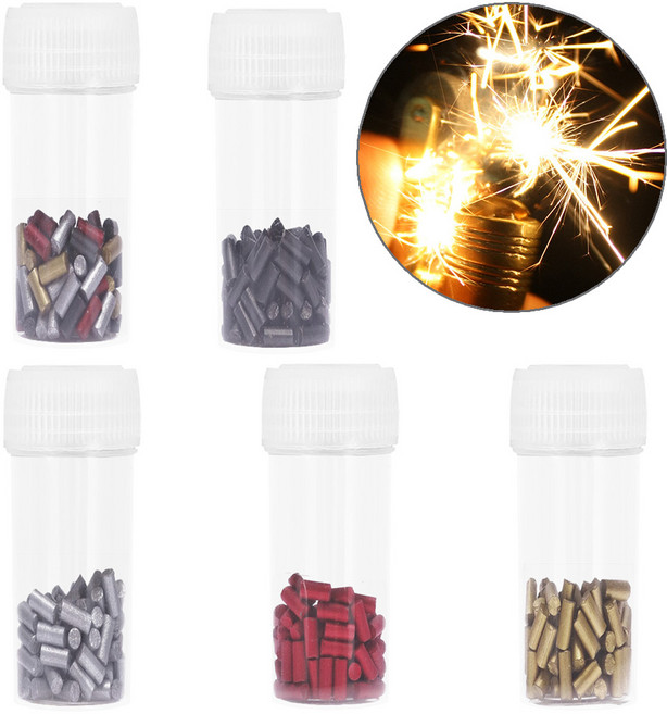 (교체용 칼라 부싯돌 50P) 6.4G 점화석 라이터 라이타 스파크 돌 교체 리필 캠핑
