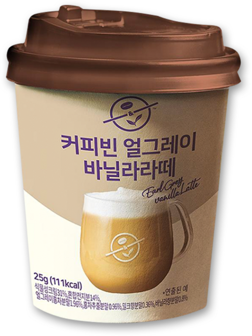 커피빈 얼그레이 바닐라라떼, 25g, 18개