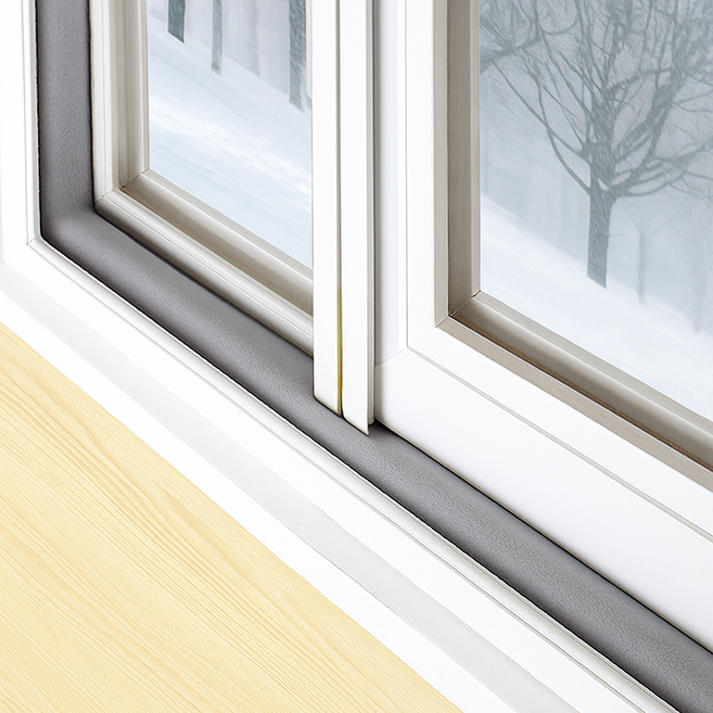 인정시스템 국내생산 끼우는 틈새 문풍지 6cm x 1M 묶음, 10개