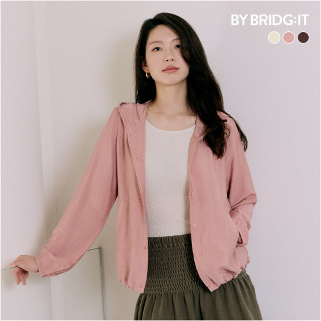 [바이브리짓] (런칭가 69 900원) (인견 블렌드) 릴렉스 후드 자켓 3종