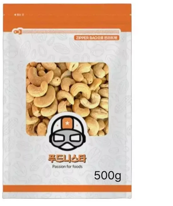 푸드니스타 구운 캐슈넛, 500g, 1개