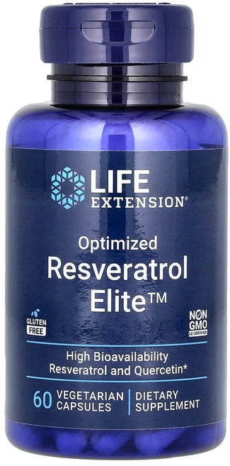 라이프익스텐션 최적화 레스베라트롤 Elite 베지 캡슐 60정, 1개 - 쿠팡