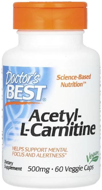 닥터스베스트 아세틸 엘 카르니틴 1000mg 아세틸콜린 60 베지캡슐, 120g, 1개, 60정 - 쿠팡